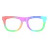 Rainbow Hipster Glasses