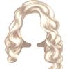 Luscious Blonde Female Hair
