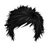 Black Trishy Hair (No stubble)