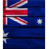 Rustic Australian Flag Background