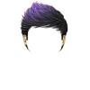 Purple Dip Dyed Niall Hair