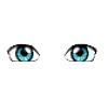Browless Aqua Eyes