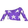 Purple Star Sweater