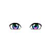 Unisex Rainbow Eyes