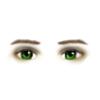 Green male eyes