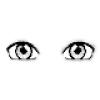 Unisex White Eyes