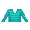 Aqua Striped Sweater