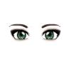 Emerald Female Eyes w/ Brow