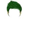 Green Niall Hair