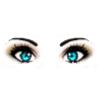 Diamond Blue Gemma Eyes