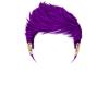 Purple Male Hair