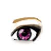 Pink Female eyes