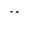 Dark Blue Browless Eyes