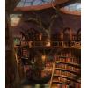 Enchanted Library Background