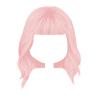 Pink Fringe Hair