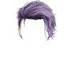 Beckhan hair purple