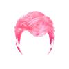 Bubblegum Pink Fresh Male Hair