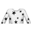 White Black Star Sweater