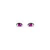 Hot Pink Browless Eyes