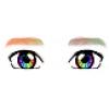 Rainbow Wonder Eyes W/ Rainbow Brows