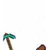 Minecraft Pickaxe and Steak