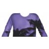 Purple Palm Tree Sweater