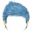 Blue Naill Hair