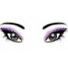 Asian Eyes with Purple Shadow