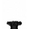 Valentino Black Feather Dress