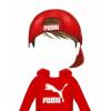 Red puma hoodie