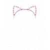 Glam pink cat ears