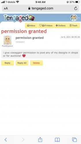 PureEssense Permission for Cswaggerr