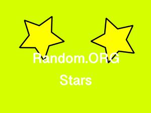 Random.ORG Stars By Trollol